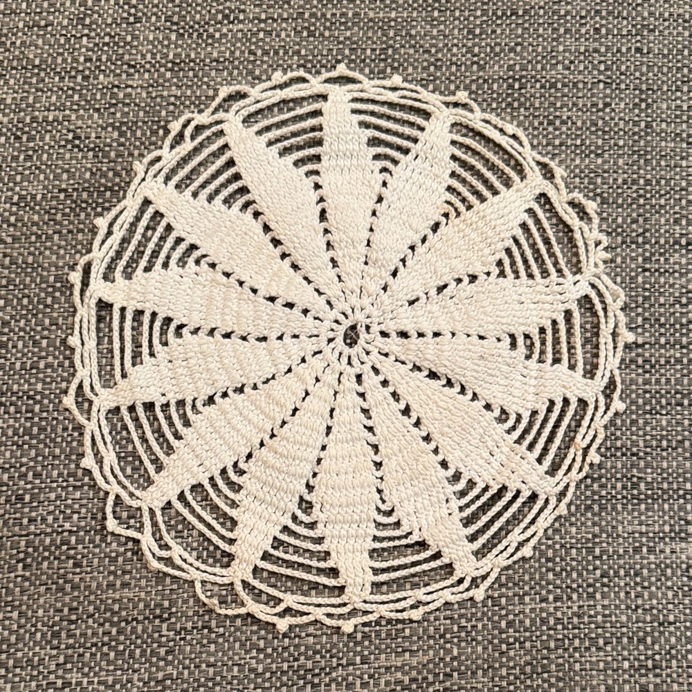 Handcrafted Round Crochet Doily